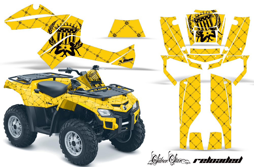 CAN-AM OUTLANDER MAX 500 650 800R GRAPHICS KIT DECALS STICKERS BTS 